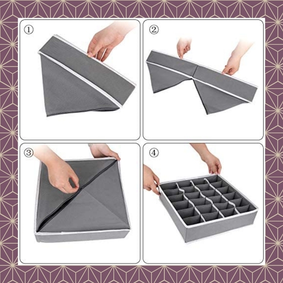 Joyoldelf Sock Drawer Organizer Divider - Picture 5 of 5